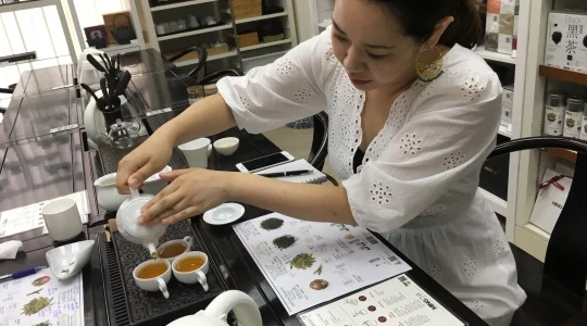 イメージ：中国茶賞味とペアリングコンセプトプラン